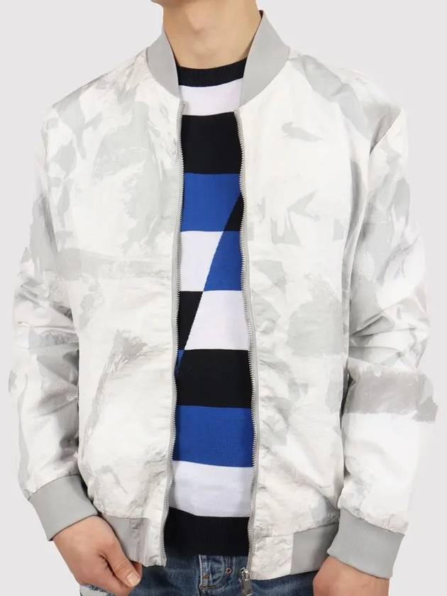 white blouson aviation jumper - IKALOOOK - BALAAN 1