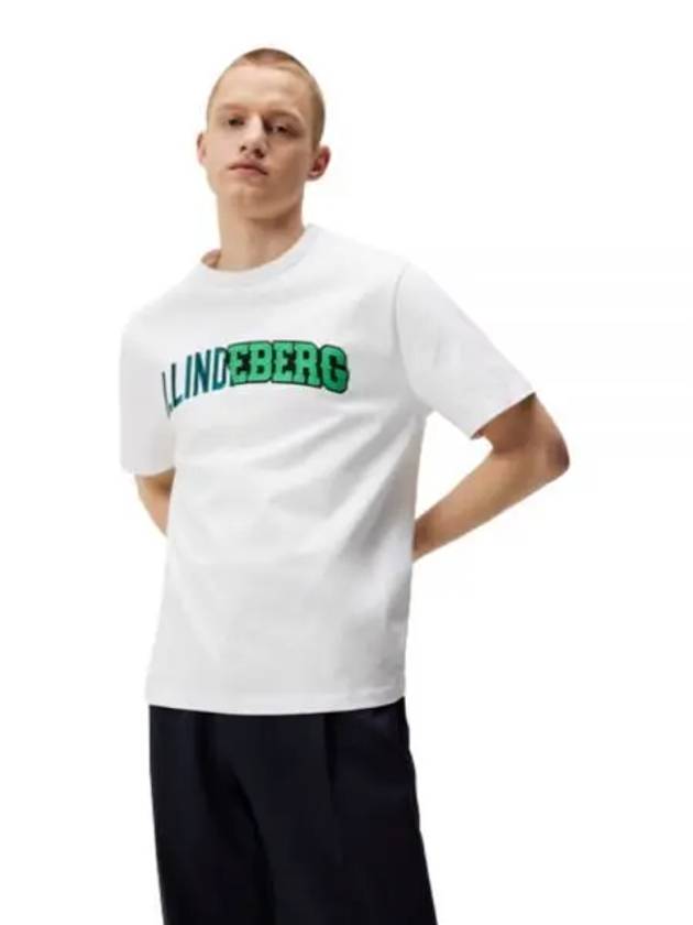 Camilo Graphic Short Sleeve T-Shirt White - J.LINDEBERG - BALAAN 2