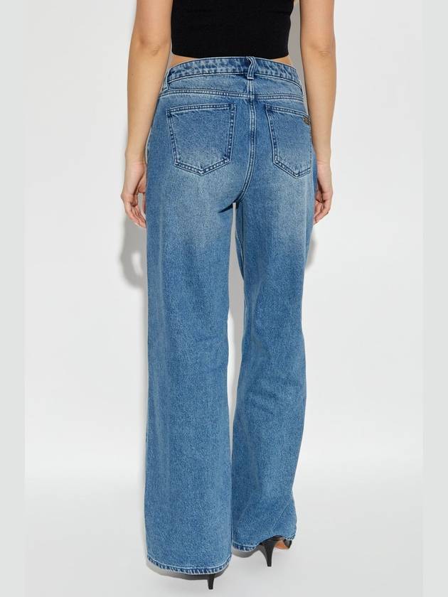 Michael Michael Kors Wide-leg Jeans, Women's, Blue - MICHAEL KORS - BALAAN 4