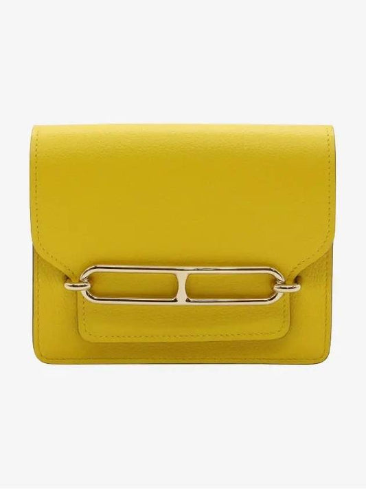 Lulis slim wallet belt bag gold yellow H082053CP90 - HERMES - BALAAN 2