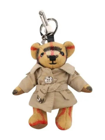 Trench coat Thomas Bear charm key holder ring - BURBERRY - BALAAN 1