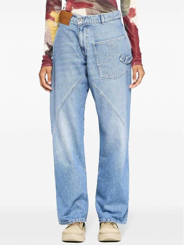 twisted workwear jeans - JW ANDERSON - BALAAN 3