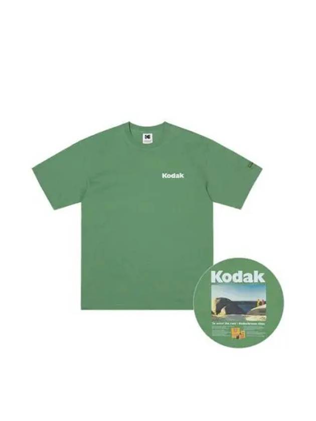 KODAK Apparel Scenery Graphic Short Sleeve T Shirt KHAKI - KODO - BALAAN 1