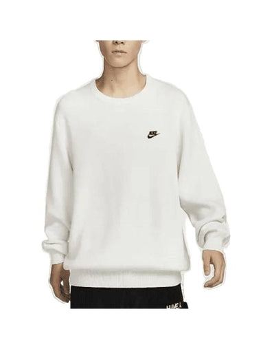 Club Crew Neck Sweater M Black FQ2913 133 - NIKE - BALAAN 1