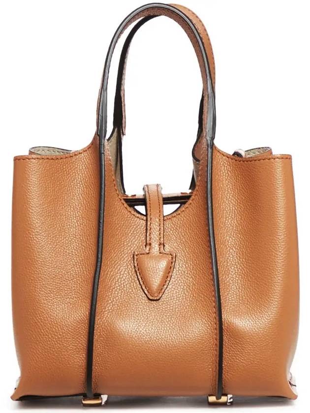 T Timeless Micro Tote Bag Brown - TOD'S - BALAAN 5