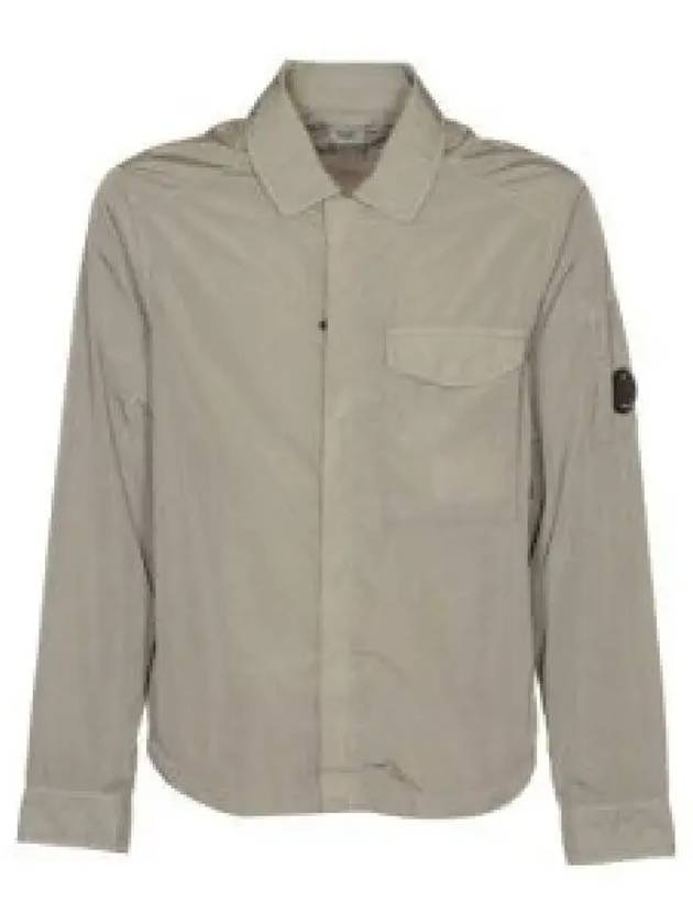 Chrome-R Pocket Over Long Sleeve Shirt Grey - CP COMPANY - BALAAN 2