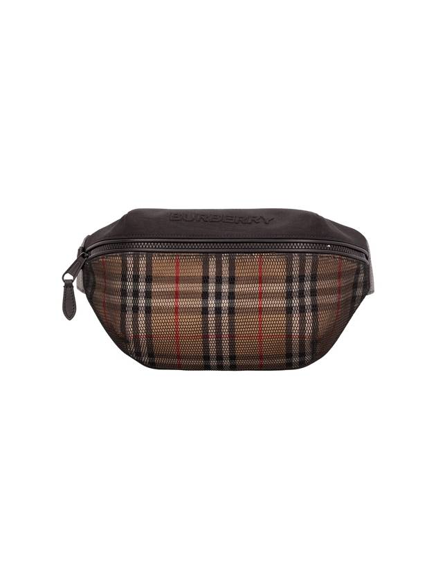 Sony Vintage Check Belt Bag Archive Beige Black - BURBERRY - BALAAN 2