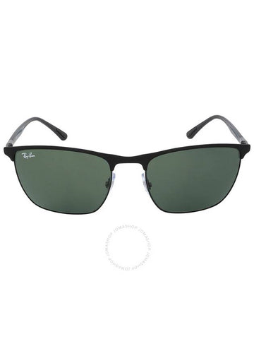 Ray Ban Green Square Unisex Sunglasses RB3686 186/31 57 - RAY-BAN - BALAAN 1