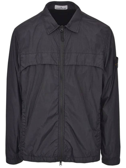 Garment Dyed Crinkle Reps R-NY Jacket Black - STONE ISLAND - BALAAN 2