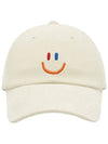 LaLa Corduroy Ball Cap Cream - LALA SMILE - BALAAN 7