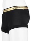 Men's Logo Trunk Briefs 2 Pack Black - EMPORIO ARMANI - BALAAN 4