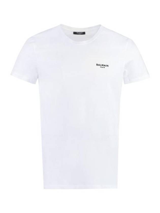 Long Sleeve T-Shirt BH1EF000BB04 GAB WHITE - BALMAIN - BALAAN 1