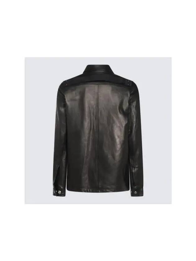 Rick Owens Black Lambskin Jacket RU02D6766 LNV09 - RICK OWENS - BALAAN 2