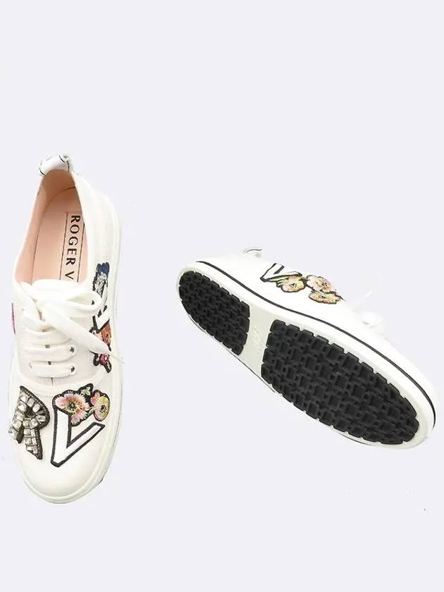 RVW40328340 White Color Women s Call Me Sneakers Size 37 - ROGER VIVIER - BALAAN 3