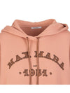 Adito Logo Cotton Hoodie Pink - MAX MARA - BALAAN 7