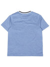 Short Sleeve T-Shirt 8079786C 24P8079786C A3898 LIGHT BLUE M LIGHT BLUE MELANGE - BURBERRY - BALAAN 3