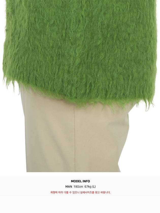 Mohair Wool Jumper Knit Top Green - ACNE STUDIOS - BALAAN 10