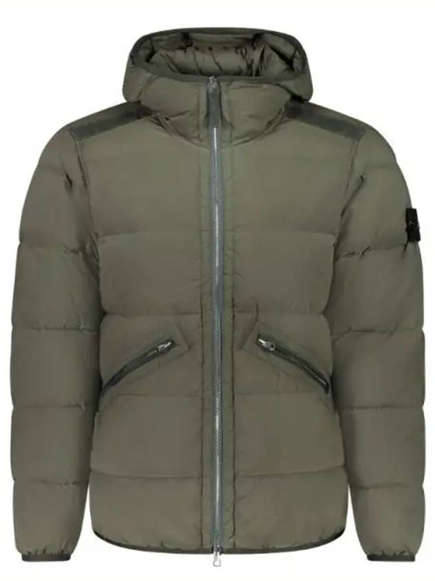 Seamless Tunnel Nylon Down Padding Green - STONE ISLAND - BALAAN 2