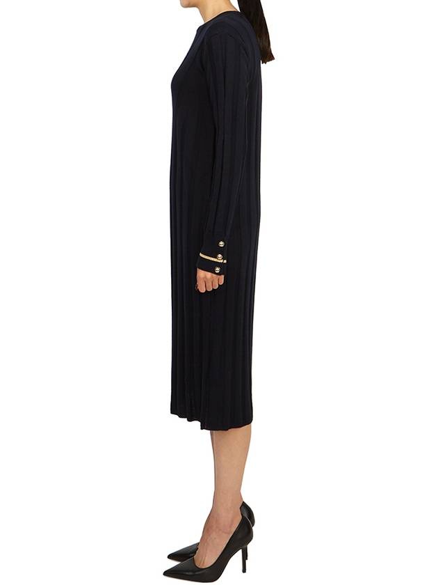 Leccio Virgin Wool Midi Dress Black - MAX MARA - BALAAN 4