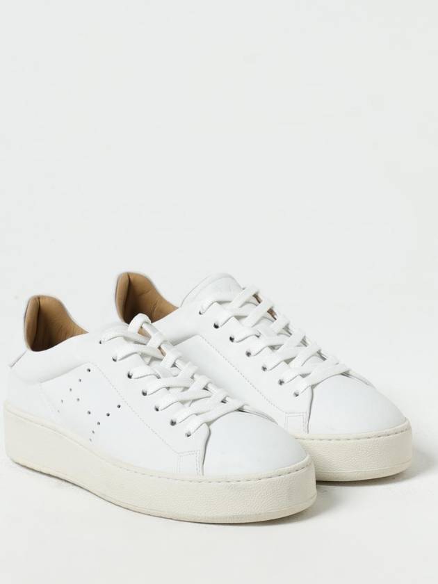 Hogan H672 Smooth Leather Low Top Sneakers White - HOGAN - BALAAN 3