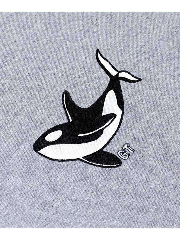 Colorful killer whale gray t-shirt - GRAN TURISMO - BALAAN 3