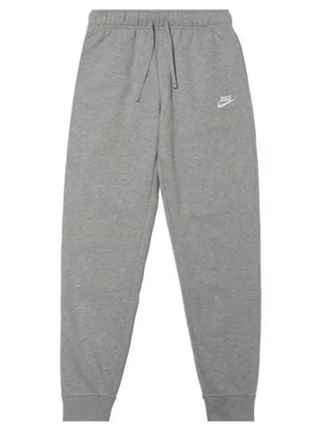 Women's Sportswear Club Fleece Mid-Rise Jogger Pants Gray - NIKE - BALAAN.