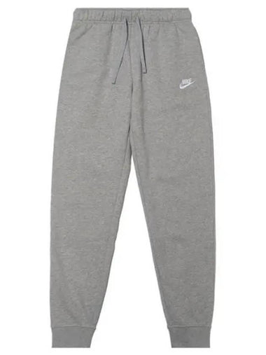 Women's Sportswear Club Fleece Mid-Rise Jogger Track Pants Grey - NIKE - BALAAN 1