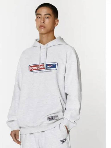 Warm up hoodie gray - REEBOK - BALAAN 1