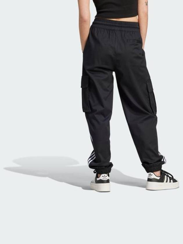 Tapered Jogger Cargo Track Pants Black - ADIDAS - BALAAN 4