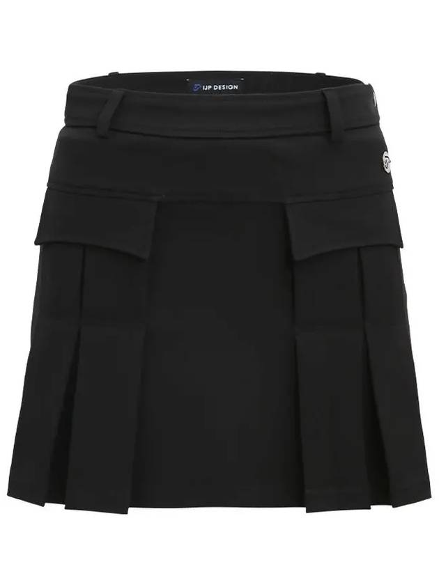 Pocket H-Line Skirt IPL3WCU694 BK - IJP DESIGN - BALAAN 3