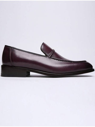 Allen stitch loafers burgundy - FLAP'F - BALAAN 1