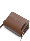 Trunk Medium Calfskin Shoulder Bag Brown - MARNI - BALAAN 6