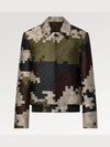 Silk Blend Tailored Damier Blouson 1AFIFC - LOUIS VUITTON - BALAAN 1