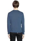 Embroidered Tiger Cotton Sweatshirt Blue - KENZO - BALAAN 4