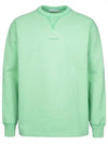 Acne Logo Print Sweatshirt Mint Green BI0082 - ACNE STUDIOS - BALAAN 6