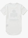 24SS Women s Coldy Linen Logo T Shirt TS0004FA A1N09E 20WH - ISABEL MARANT - BALAAN 2