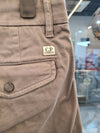 Lens Wappen Garment Dye Utility Cargo Pants Gray - CP COMPANY - BALAAN.