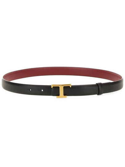 T Timeless Leather Belt Black - TOD'S - BALAAN 2