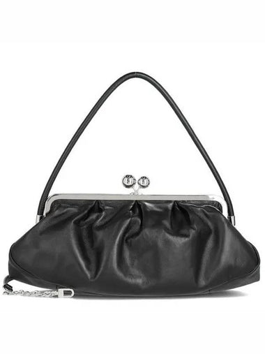 Marche Pasticino Large Shoulder Bag Black - MAX MARA - BALAAN 1