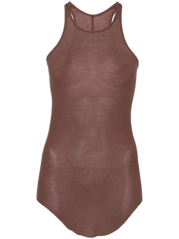 fine-ribbed tank top - RICK OWENS - BALAAN 1