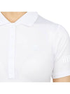 Women's Golf Logo Short Sleeve PK Shirt White - HYDROGEN - BALAAN 10