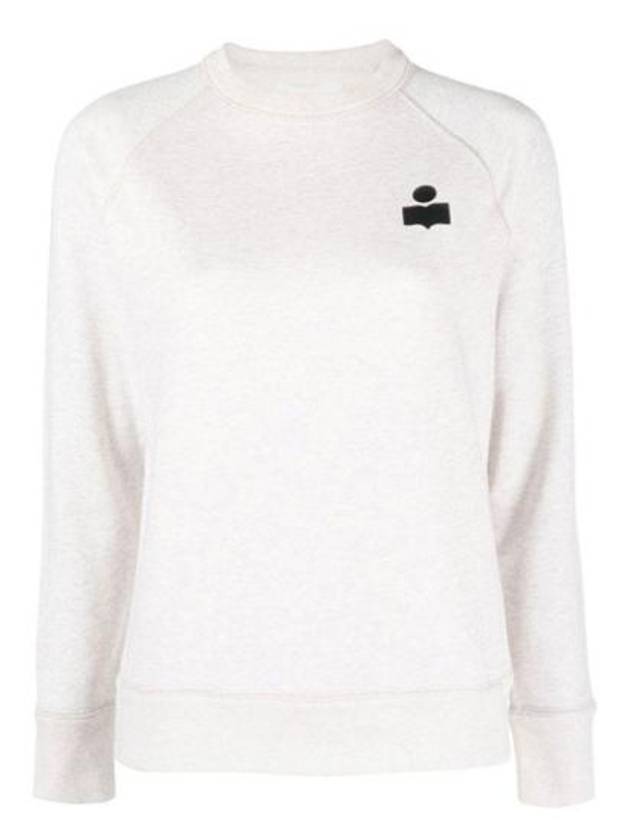 Women's Mila Logo Crew Neck Sweatshirt Ecru - ISABEL MARANT - BALAAN 3