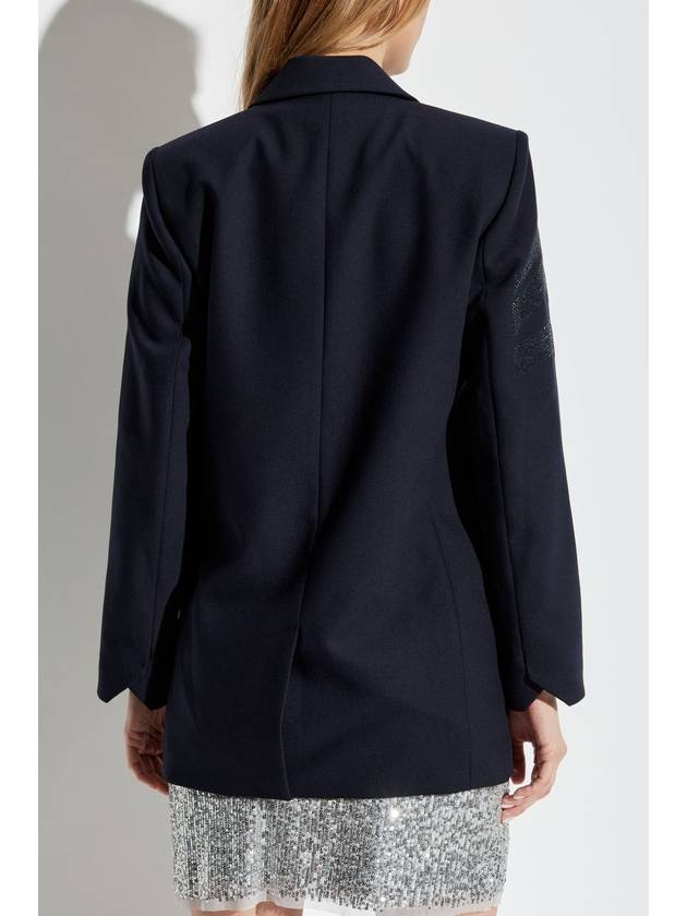 Zadig & Voltaire Single-breasted Blazer ‘Viva’, Women's, Navy Blue - ZADIG & VOLTAIRE - BALAAN 4