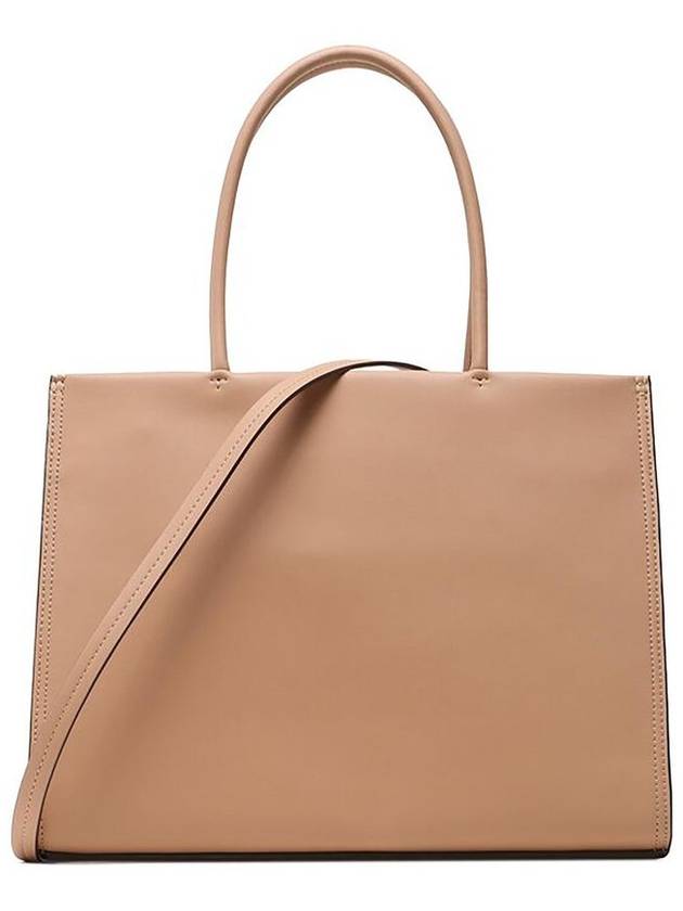 Ella Eco Small Tote Bag Beige - TORY BURCH - BALAAN 3