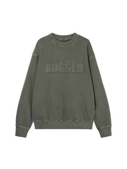 Pigment Dyed Crew Neck Sweatshirt Khaki - HARDGEAR APPAREL - BALAAN 2