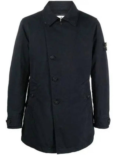 David TC Logo Patch Jacket Navy - STONE ISLAND - BALAAN 2