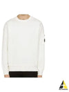 Cotton Diagonal Fleece Lens Sweatshirt White - CP COMPANY - BALAAN 2