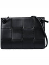 Intrecciato Cassette Mini Cross Bag Black - BOTTEGA VENETA - BALAAN 3