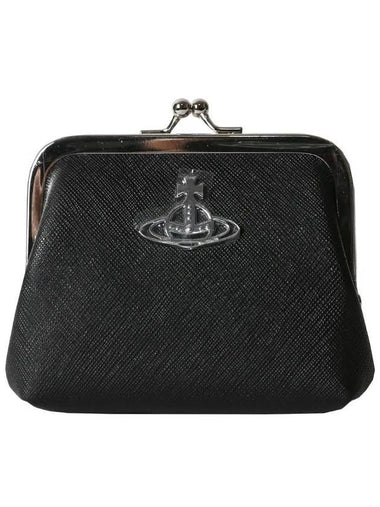 Derby Frame Coin Wallet Black - VIVIENNE WESTWOOD - BALAAN 1