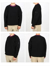 Shadow Project Crewneck Knit Top Black - STONE ISLAND - BALAAN 3